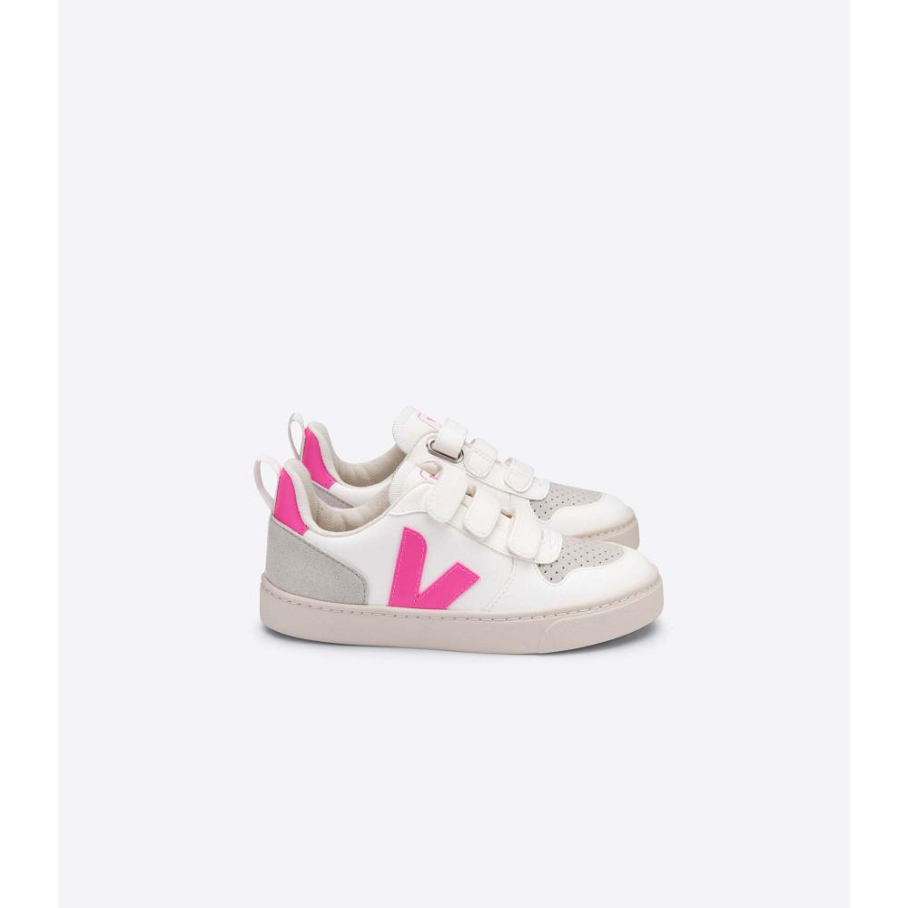 Veja V-10 CWL Joggesko Barn White/Purple | NO 845MQZ